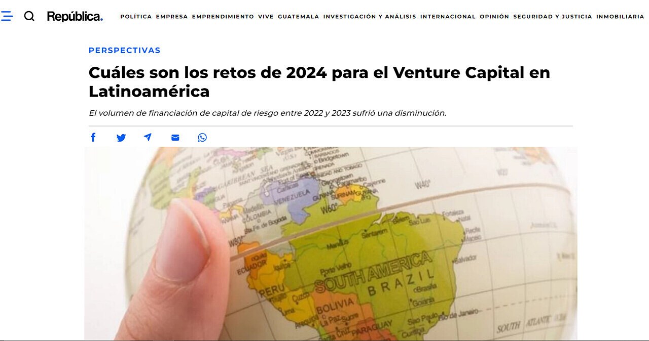 Cules son los retos de 2024 para el Venture Capital en Latinoamrica